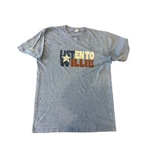 TYLER'S Listen to Willie Tee T-Shirt Unisex size M Texas Western